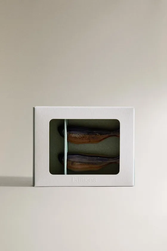 упаковка керамических подставок для рыбных палочек для еды в упаковке по 2 штуки