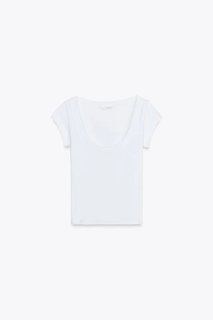 Футболка с круглым вырезом- Заказать в России