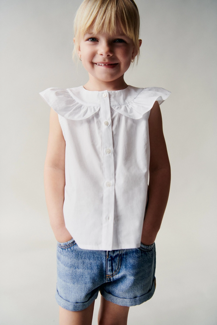 Джинсовые бермуды mom fit