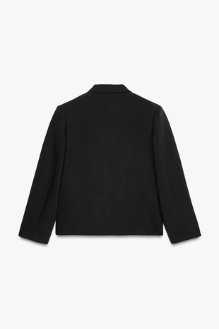 Укороченный двубортный блейзер- Заказать в России