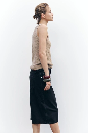 Трикотажный топ в стиле рустик - Заказать в России