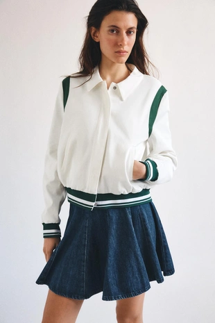 Джинсовая мини-юбка Trf- Заказать в России