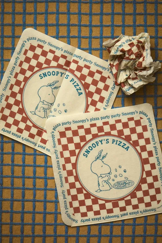 Набор детских бумажных салфеток peanuts™ pizza (упаковка из 20 шт.)