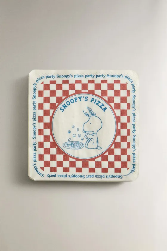 Набор детских бумажных салфеток peanuts™ pizza (упаковка из 20 шт.)