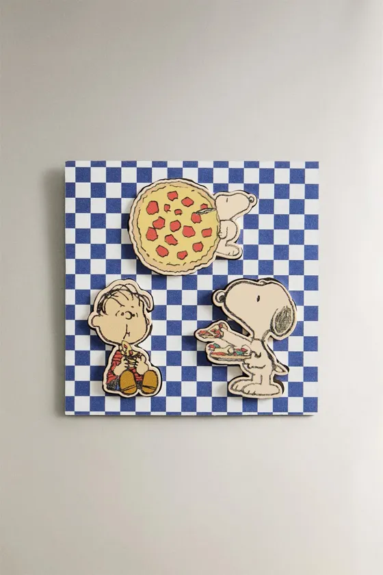 Набор детских магнитов peanuts™ для холодильника (набор из 3 штук)