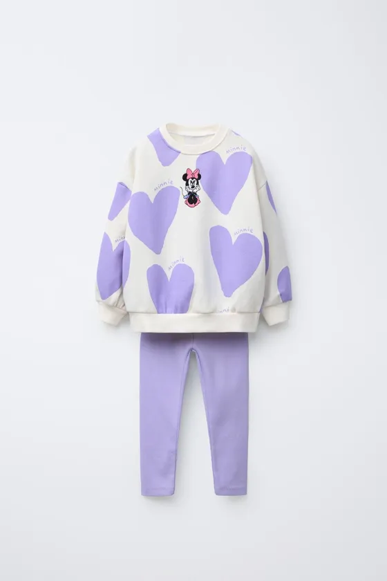 ТОЛСТОВКА И ЛЕГИНСЫ С ПРИНТОМ MINNIE MOUSE © DISNEY