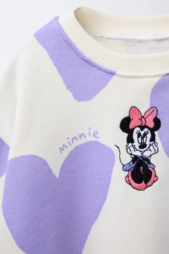 ТОЛСТОВКА И ЛЕГИНСЫ С ПРИНТОМ MINNIE MOUSE © DISNEY