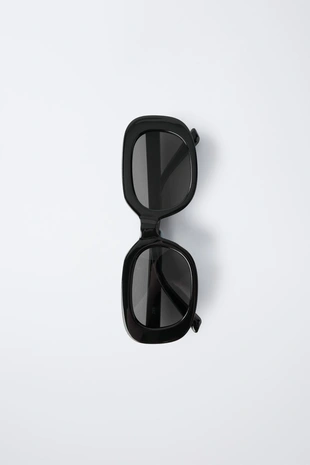 Солнцезащитные очки в прямоугольной каучуковой оправе- Заказать в России