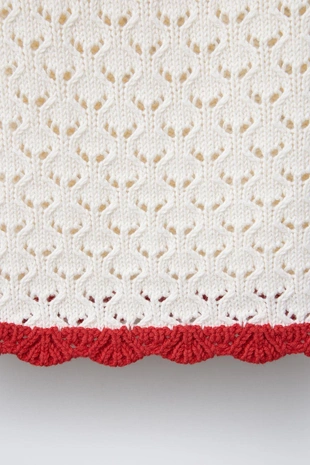 Трикотажная юбка с контрастными деталями- Заказать в России