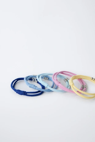 Набор из 5 резинок для волос с бусинами - Заказать в России