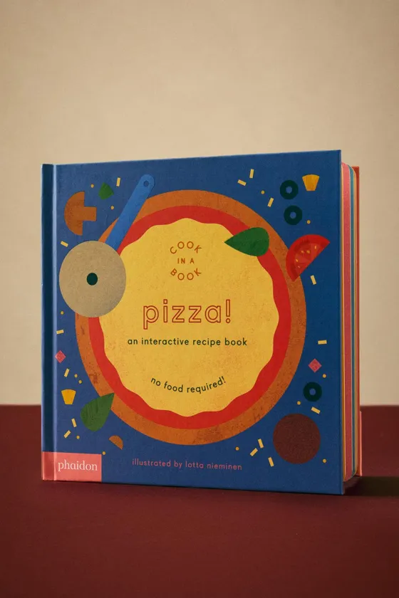 Детская книга pizza! интерактивная кулинарная книга с рецептами