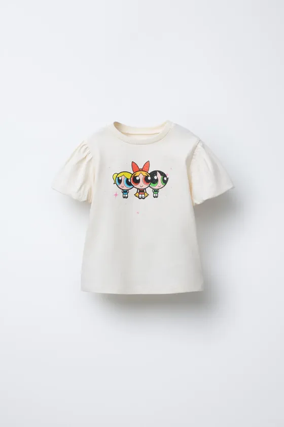 ФУТБОЛКА С ПРИНТОМ POWERPUFF GIRL™ И СТРАЗАМИ