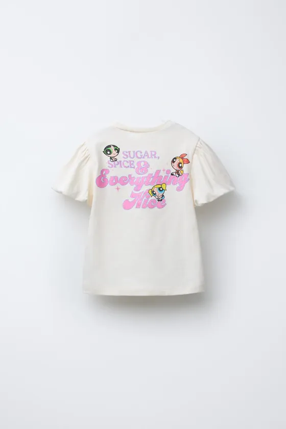ФУТБОЛКА С ПРИНТОМ POWERPUFF GIRL™ И СТРАЗАМИ