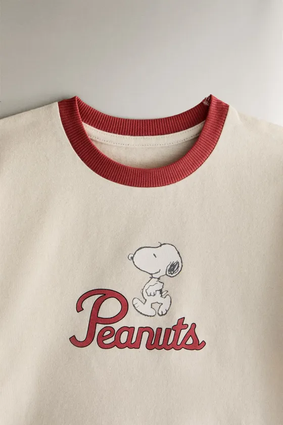 детский короткий комплект пижамы peanuts
