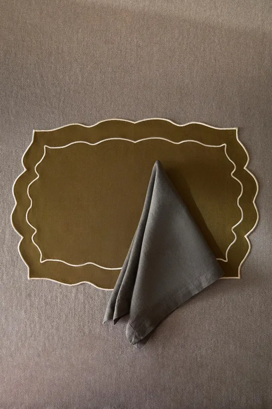 Плетеный подстаканник scalloped