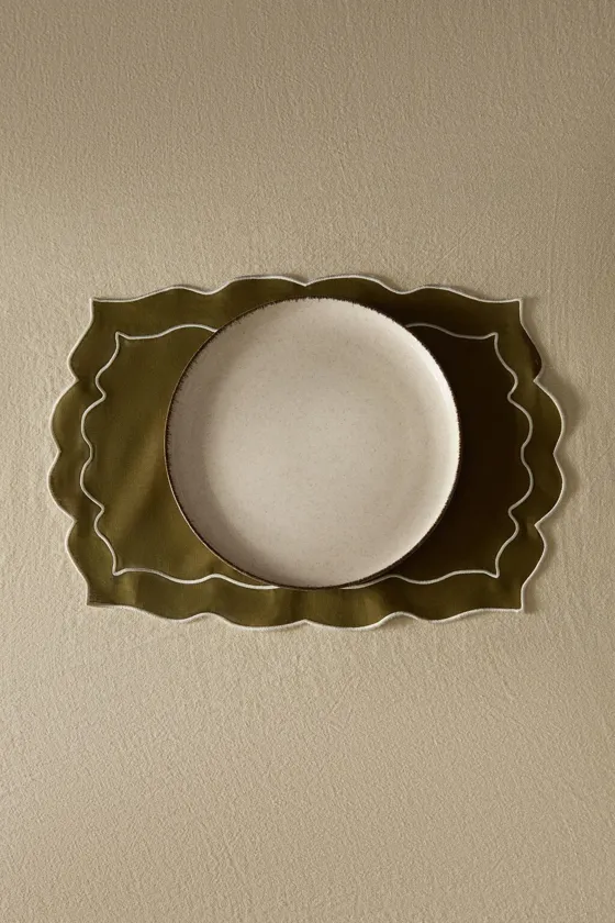 Плетеный подстаканник scalloped