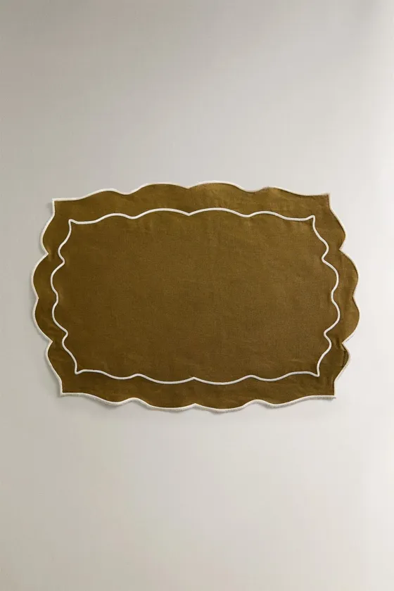 Плетеный подстаканник scalloped