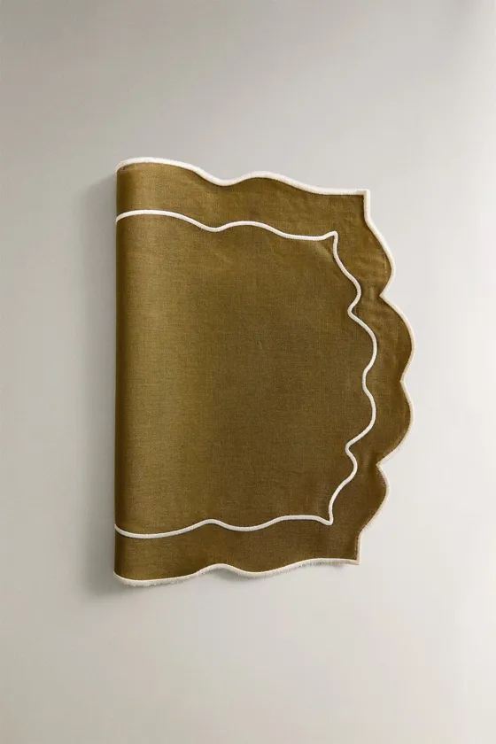Плетеный подстаканник scalloped