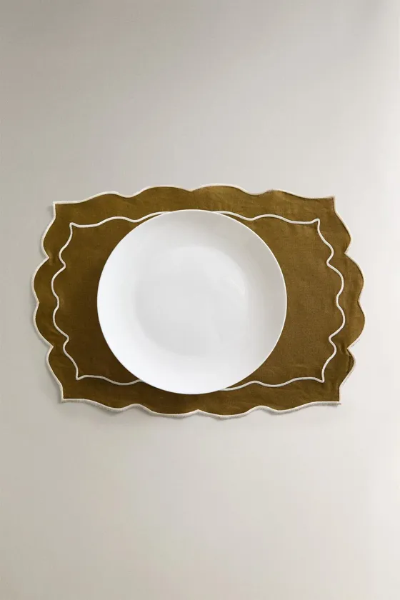 Плетеный подстаканник scalloped