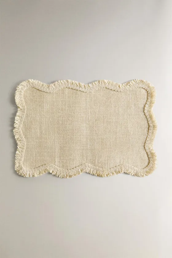 Плетеный подстаканник wavy jute
