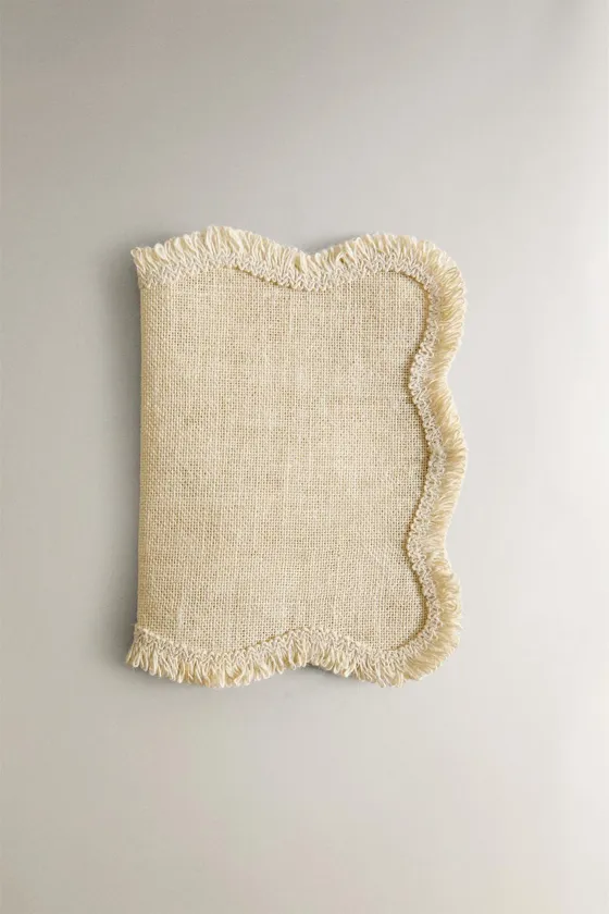Плетеный подстаканник wavy jute