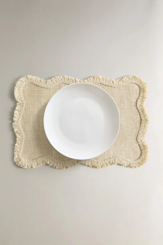 Плетеный подстаканник wavy jute