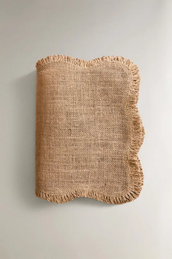 Плетеный подстаканник wavy jute