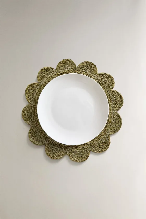Плетеный подстаканник flower rattan