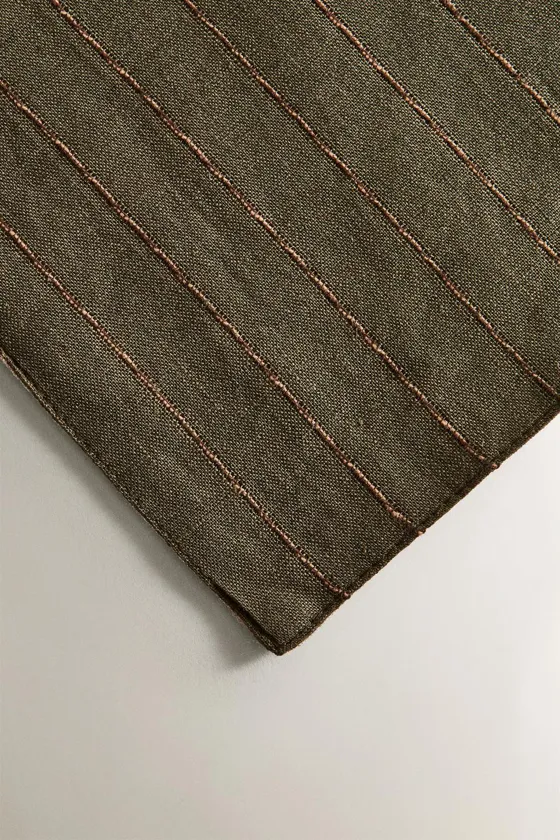 Двухслойное льняное салфетка