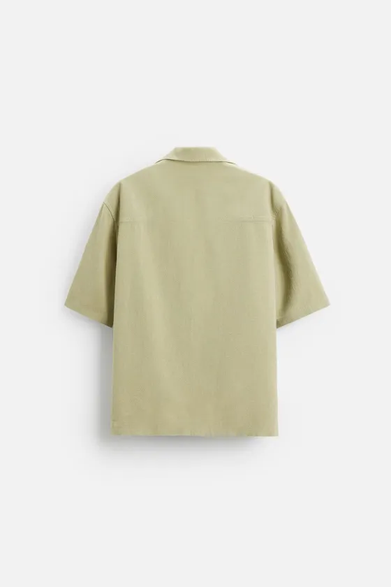 Рубашка с тканью в рельефной вышивке