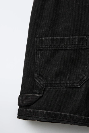 Короткий джинсовый комбинезон- Заказать в России