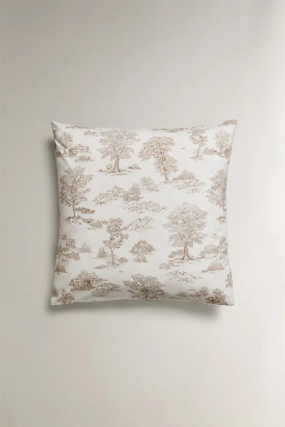 Наволочка toile de jouy forest