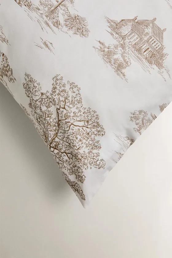 Наволочка toile de jouy forest