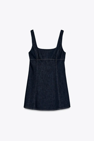 Джинсовое платье TRF- Заказать в России