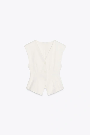 Топ из интерлока без рукавов- Заказать в России