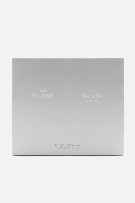 Silver + silver summer edt 2 x 90 ml / 3.04 oz