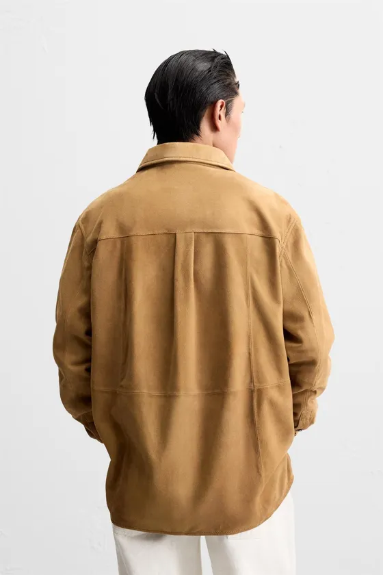 ЗАМШЕВАЯ РУБАШКА REGULAR FIT