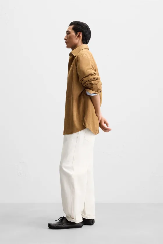 ЗАМШЕВАЯ РУБАШКА REGULAR FIT