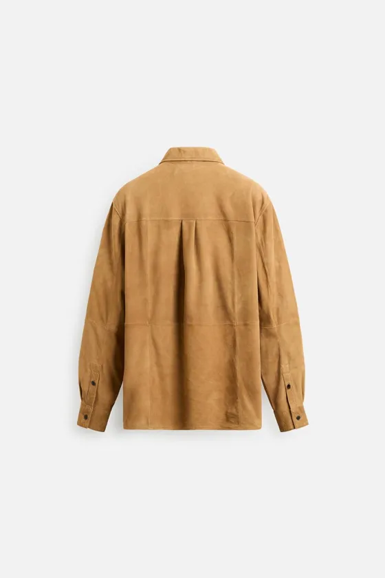 ЗАМШЕВАЯ РУБАШКА REGULAR FIT