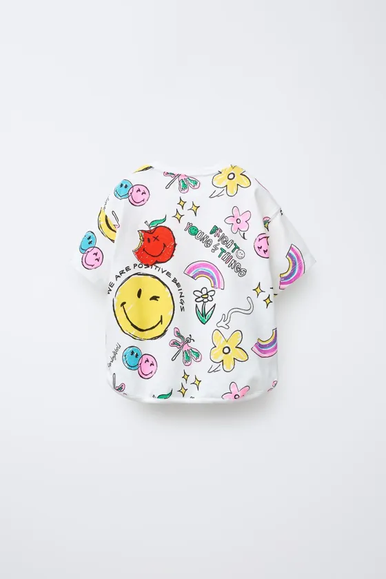 ФУТБОЛКА С ПРИНТОМ SMILEYWORLD ®