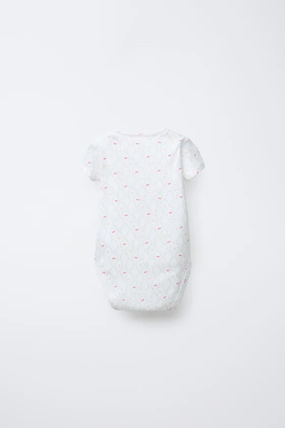 НАБОР ИЗ ПЯТИ БОДИ С ЦВЕТОЧНЫМ ПРИНТОМ