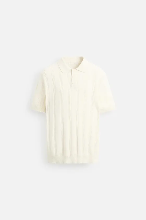 ТРИКОТАЖНОЕ ПОЛО В РУБЧИК