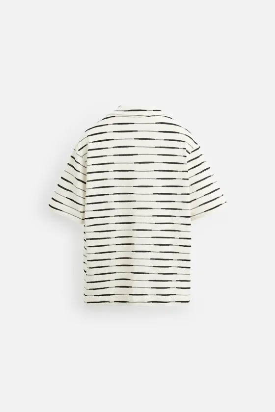РУБАШКА JACQUARD В ПОЛОСКУ