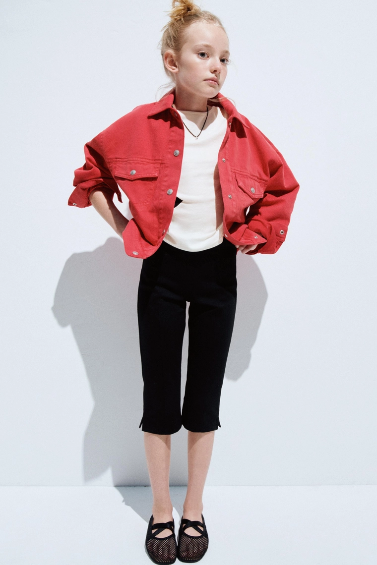 Капри с разрезами