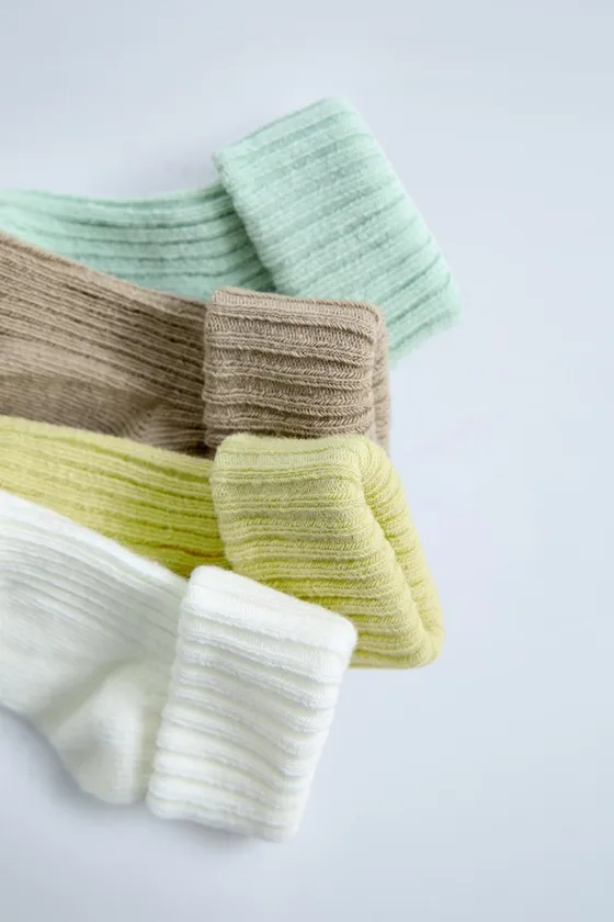 Набор из 4 пар цветных носков