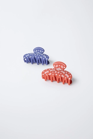 Набор из двух заколок для волос с принтом пейсли - Заказать в России