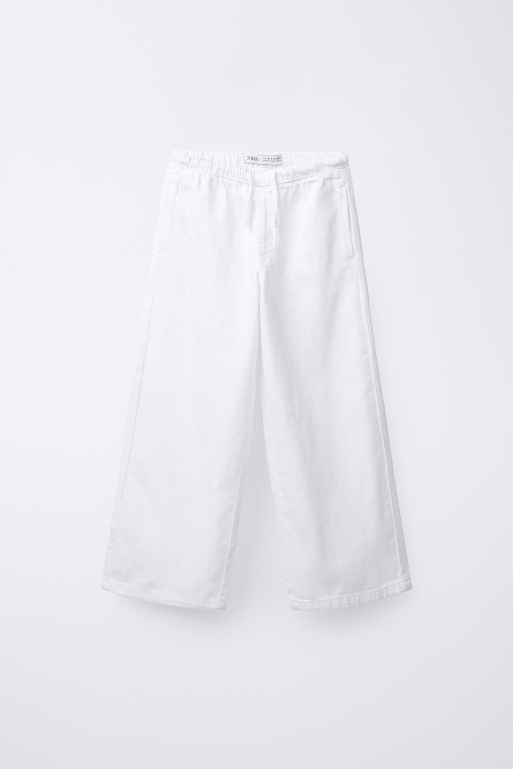 ДЖИНСЫ WIDE LEG СО ШНУРКАМИ