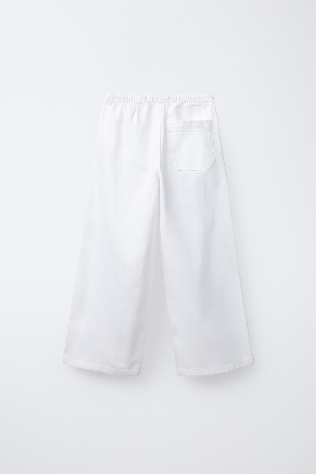 ДЖИНСЫ WIDE LEG СО ШНУРКАМИ