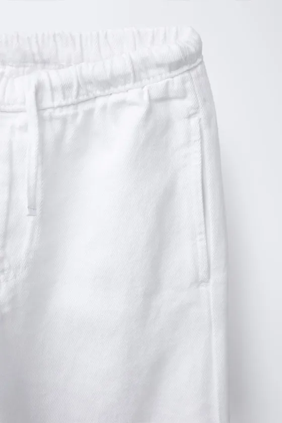 ДЖИНСЫ WIDE LEG СО ШНУРКАМИ
