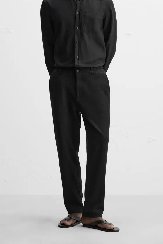 Брюки с текстурой